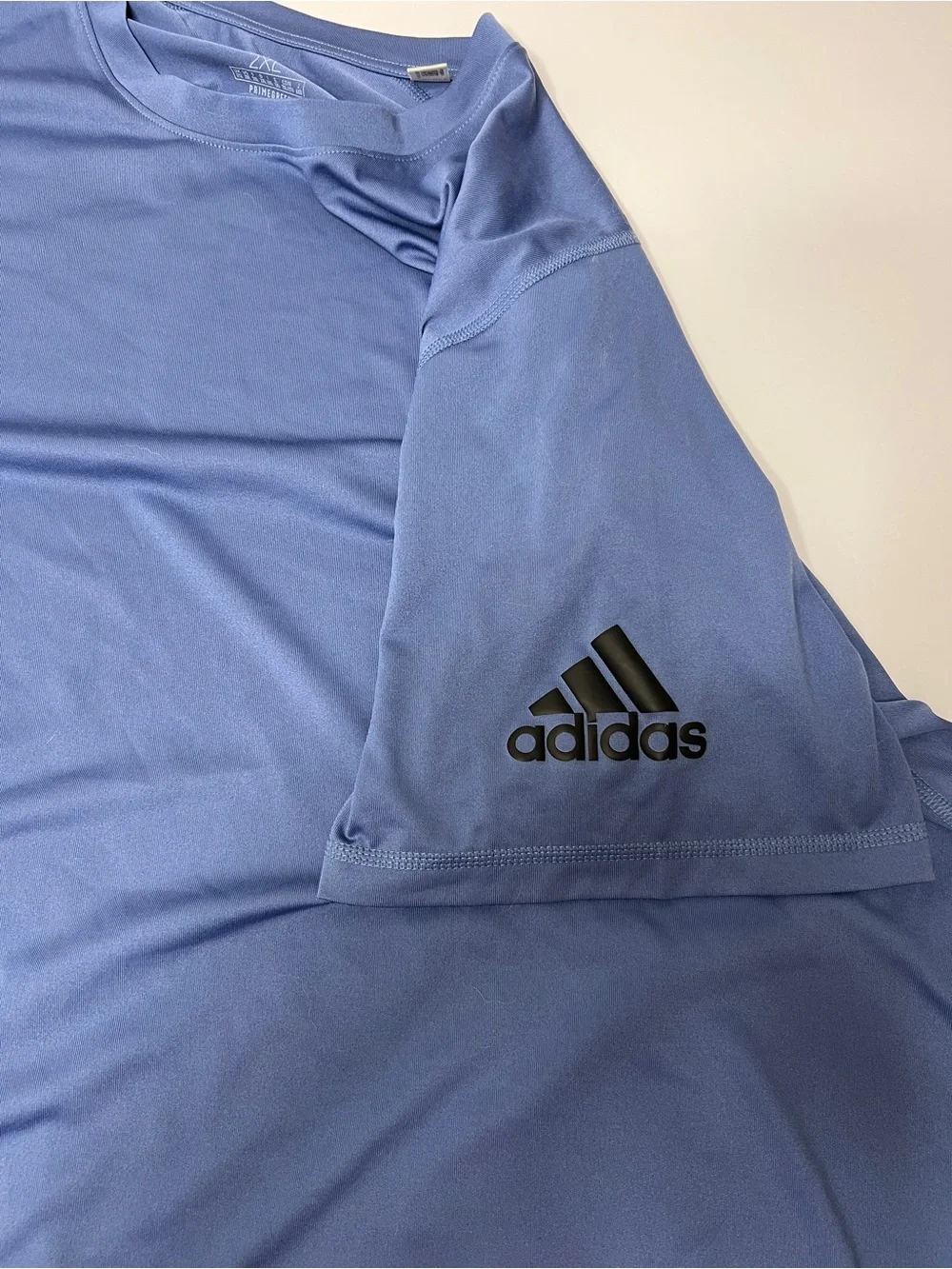 Adidas Blue Freelift Primegreen Athletic Performance T-Shirt Size 2XL Training